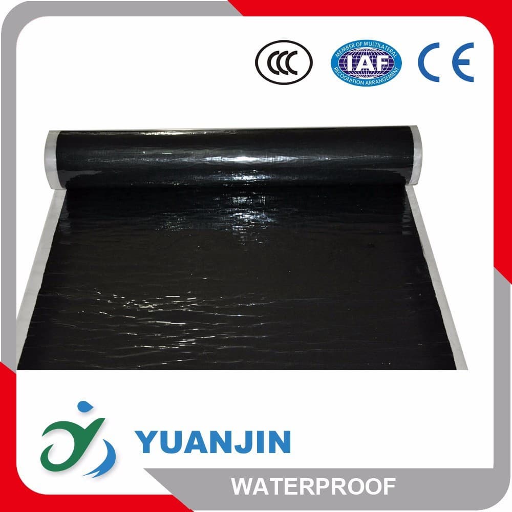 self adhesive bitumen waterproof membrane for flat roof